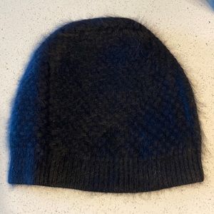 Club Monaco Angora Rabbit Fur winter hat